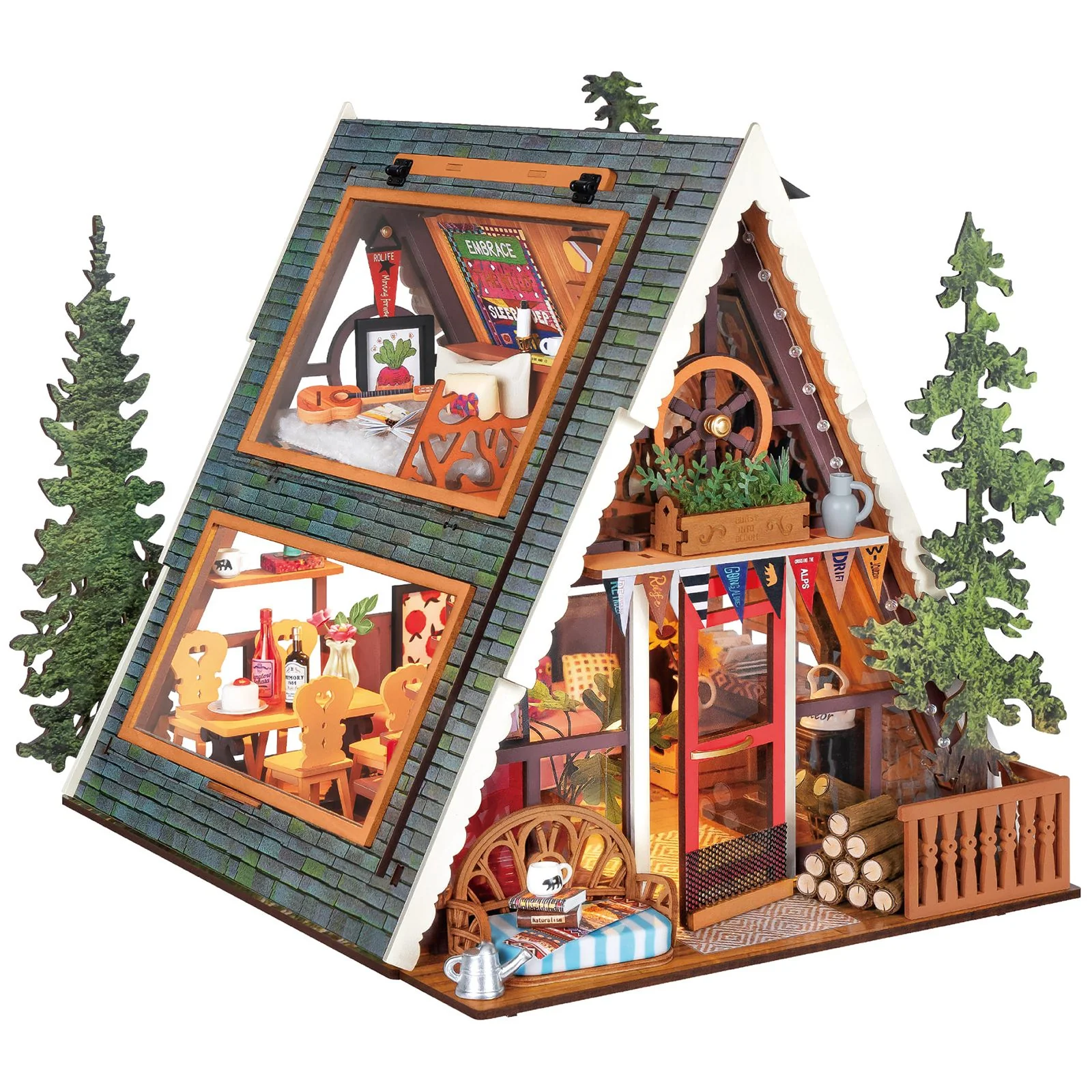 Rolife-Wohnzimmer: DIY-Miniatur-Wohnzimmer von Robotime